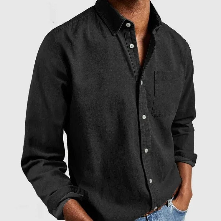 Alvin Premium Casual Shirt - Black / XS