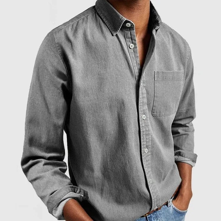 Alvin Premium Casual Shirt - Gray / XS