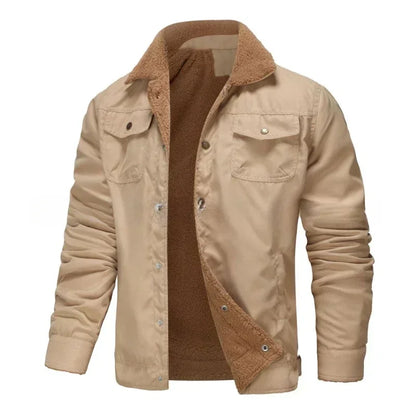 Blouson Bomber Vintage pour Homme - Beige / S