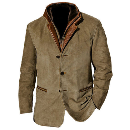 Bruno | Veste Vintage pour Homme - Olive / S - Jacket