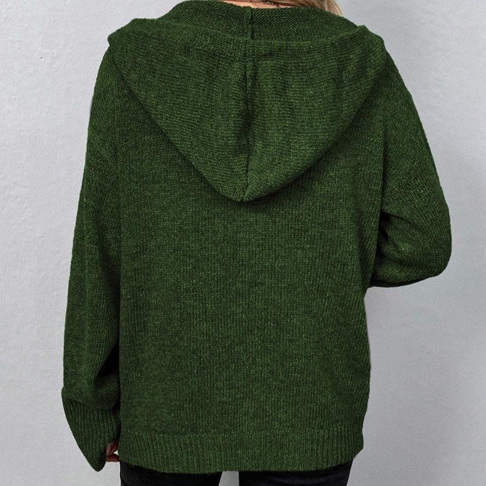 Cardigan à Capuche Élégant pour Femme - Sweaters & Cardigans