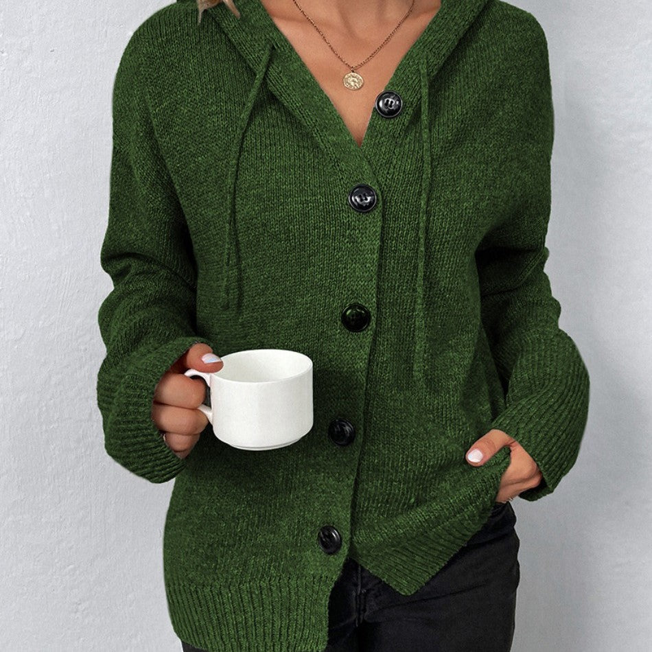 Cardigan à Capuche Élégant pour Femme - Sweaters & Cardigans