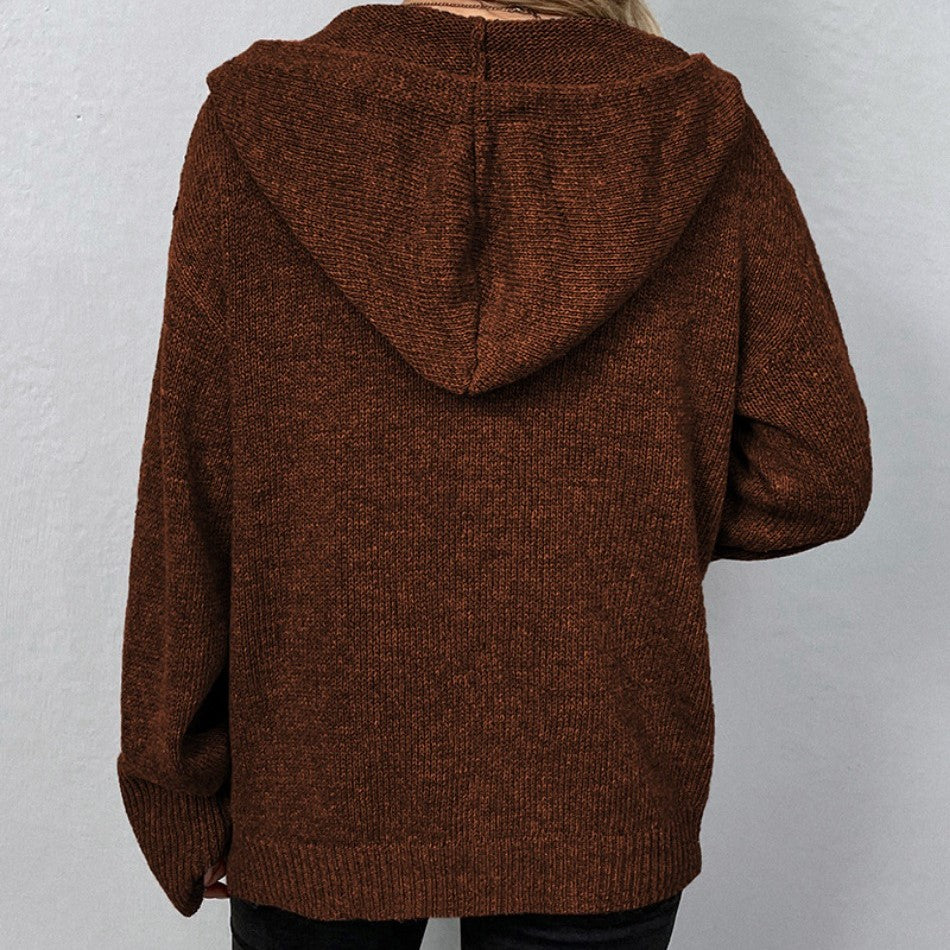 Cardigan à Capuche Élégant pour Femme - Sweaters & Cardigans