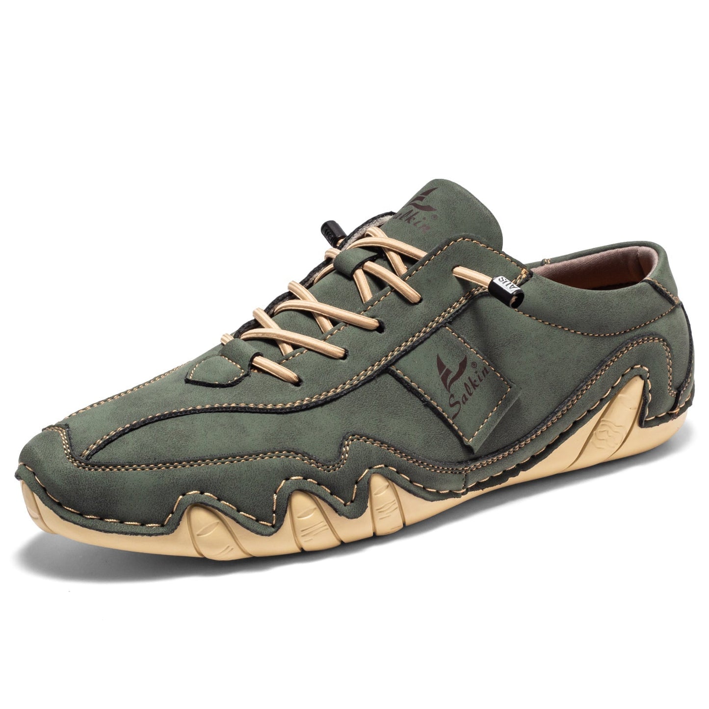 Chaussures classiques pieds nus pour Femme - Vert Foncé / 38