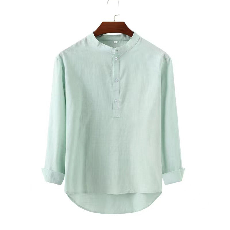 Chemise en Lin Manches Longues (1 + 1 Gratuit) - shirt