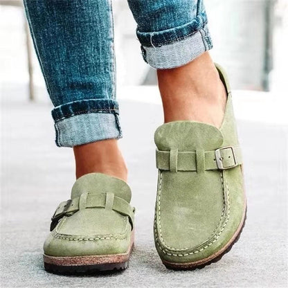 Eva™ | Mules orthopédiques élégantes - Vert / 35