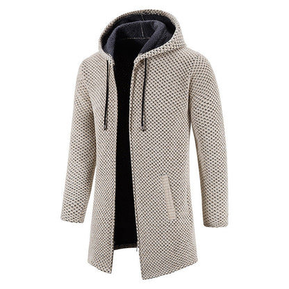 Francesco - Cardigan de luxe élégant pour homme - Beige / S