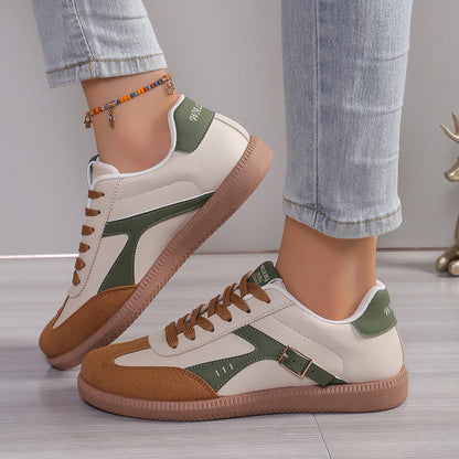 Lina | Chaussure Urban Rétro - Vert / 36