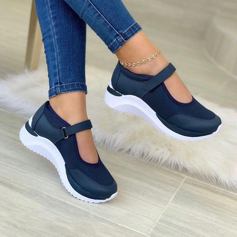 Louise | Chaussures Confortables Casual pour Femmes - Bleu / 36 - Shoes