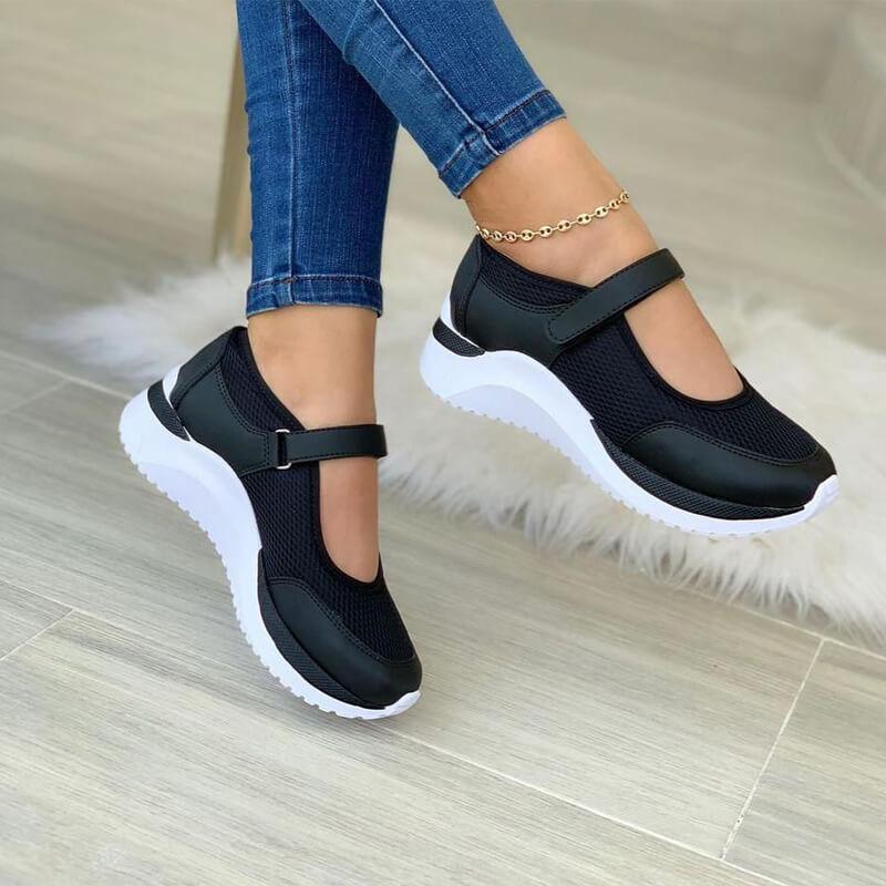 Louise | Chaussures Confortables Casual pour Femmes - Noir / 36 - Shoes