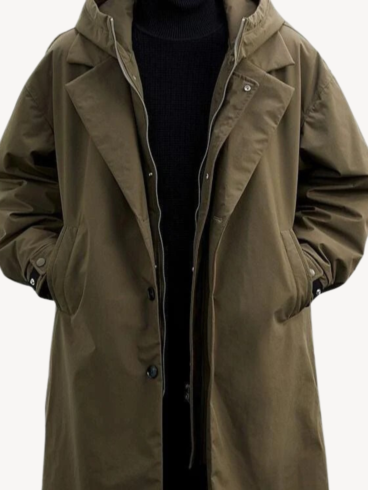 Manteau Long Confortable pour Homme