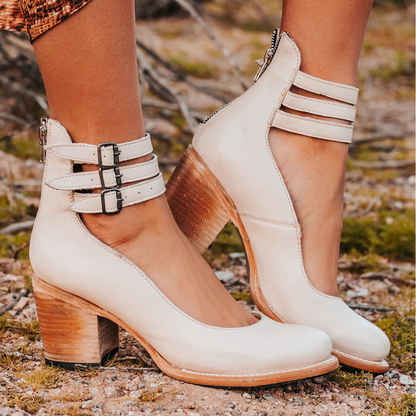 Maria™ | Chaussures à talons - Blanc / 35