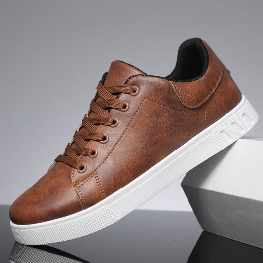 Massimo Leather Sneakers - Walnut Brown / 6 - Best Sellers