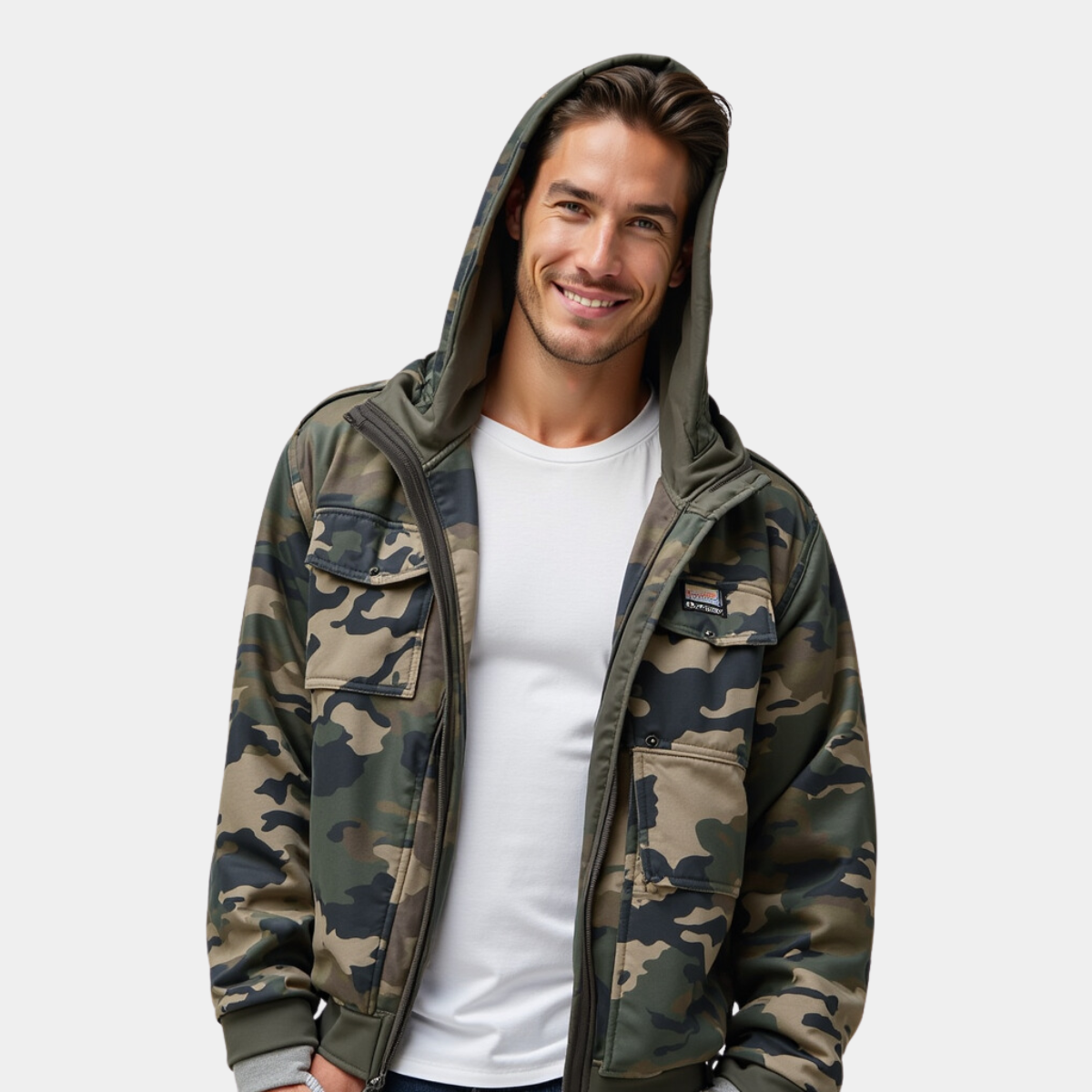 Nelson - Veste avec motif camouflage