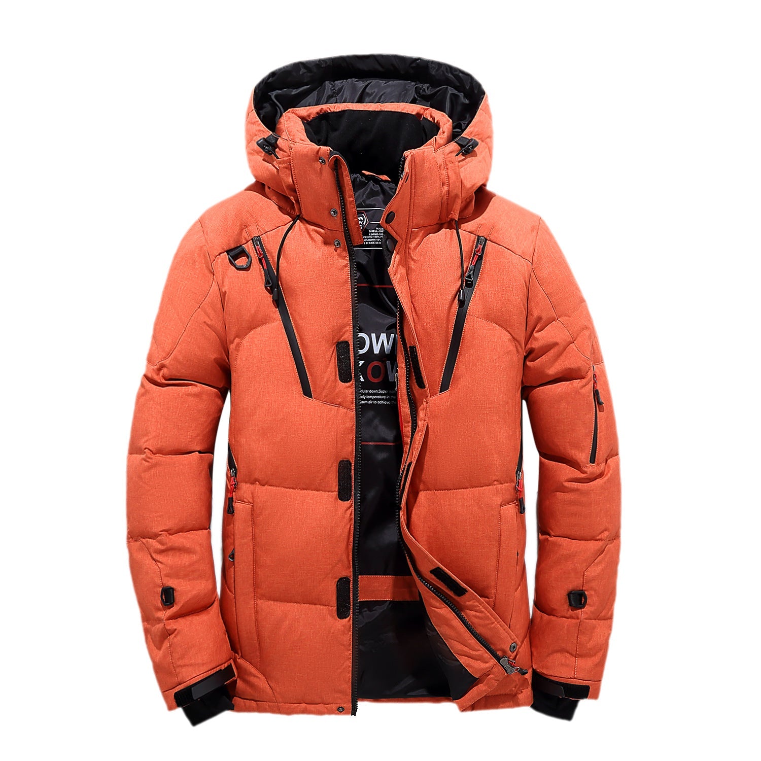 Parka en Duvet d’Oie - Orange / S