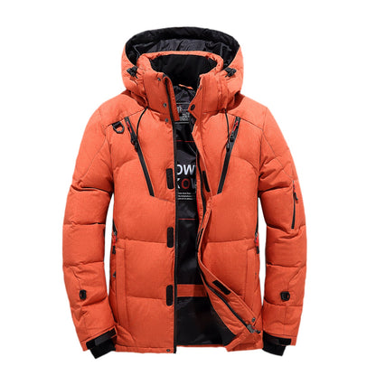 Parka en Duvet d’Oie - Orange / S