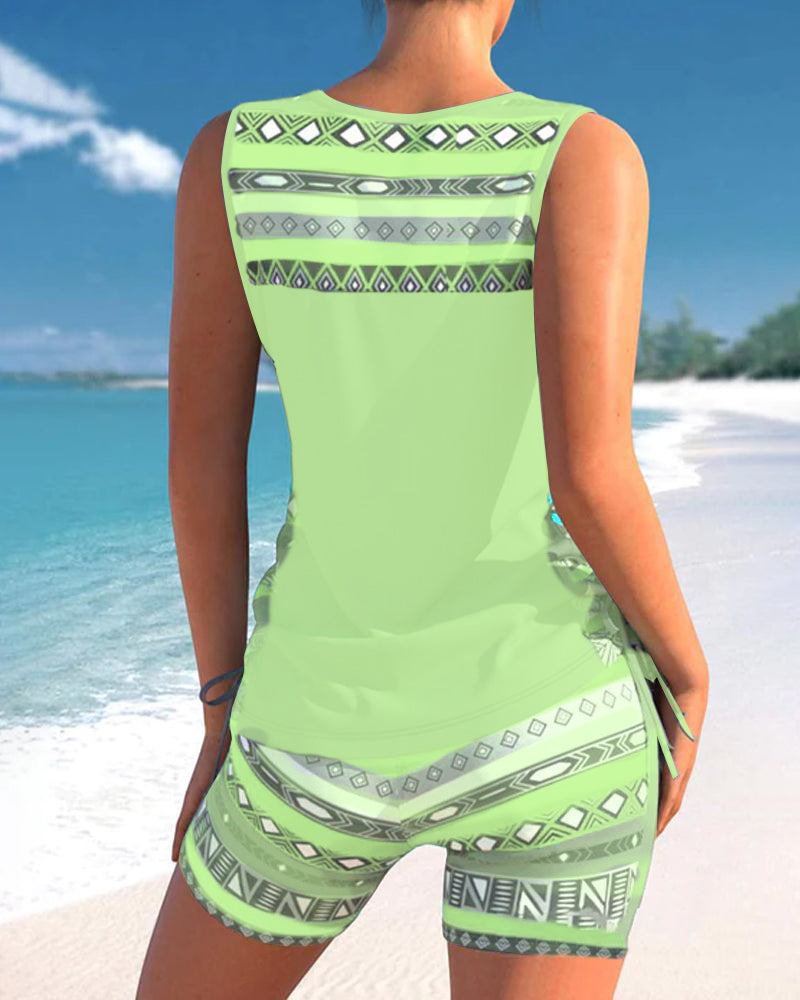 Tankini Moderne et Confortable avec Imprimés - Tankinis