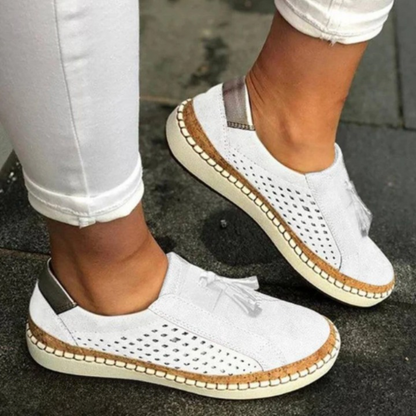 Temana - Chaussure Confortable et Élégante pour femme - Blanc / 36