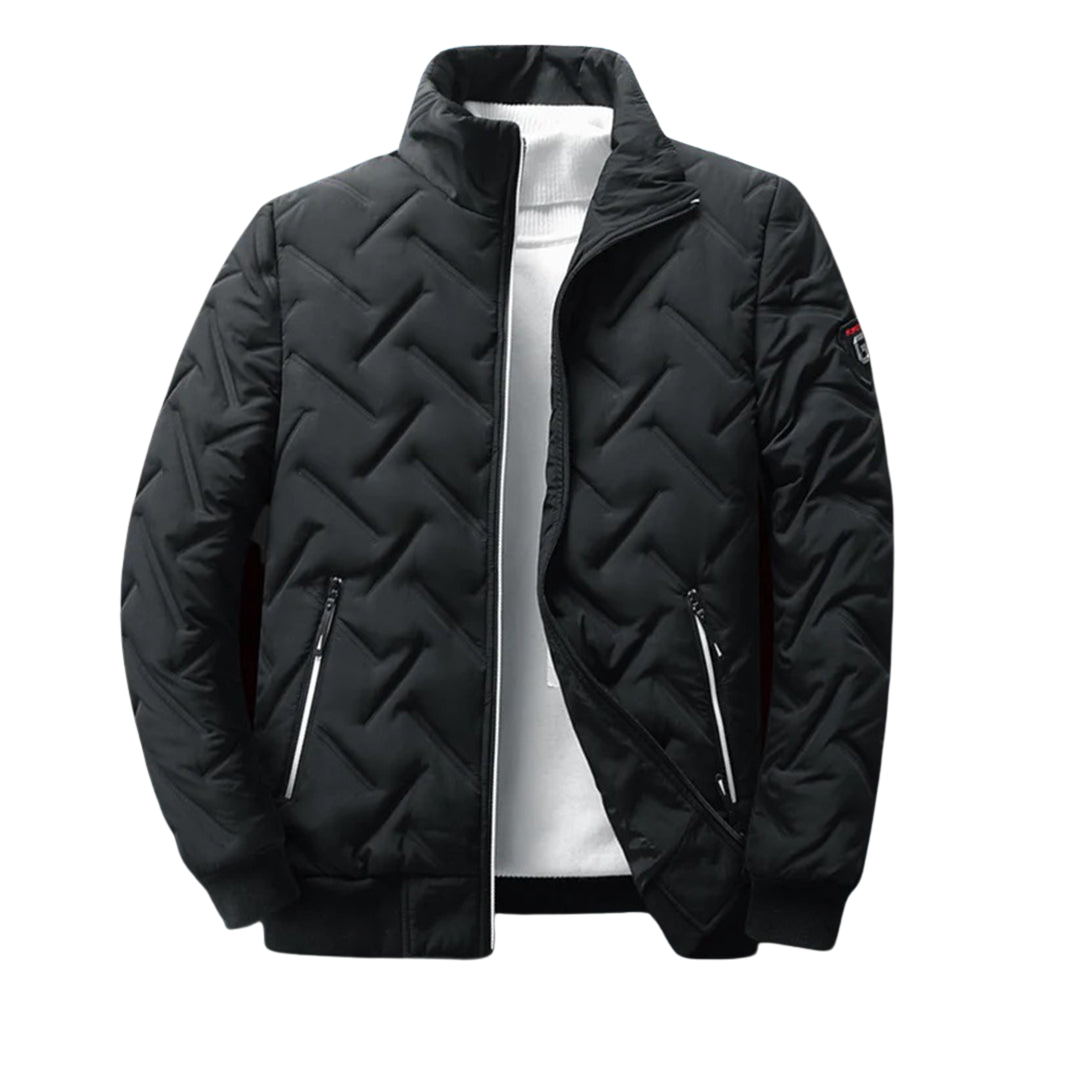 Veste Élégante Matelassée pour Homme - Noir / S