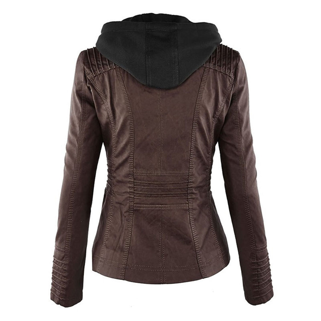 Veste en Cuir PU pour Femme