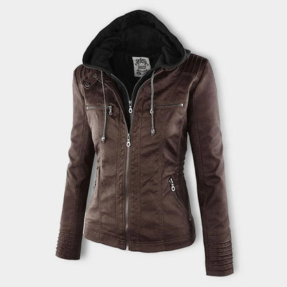 Veste en Cuir PU pour Femme