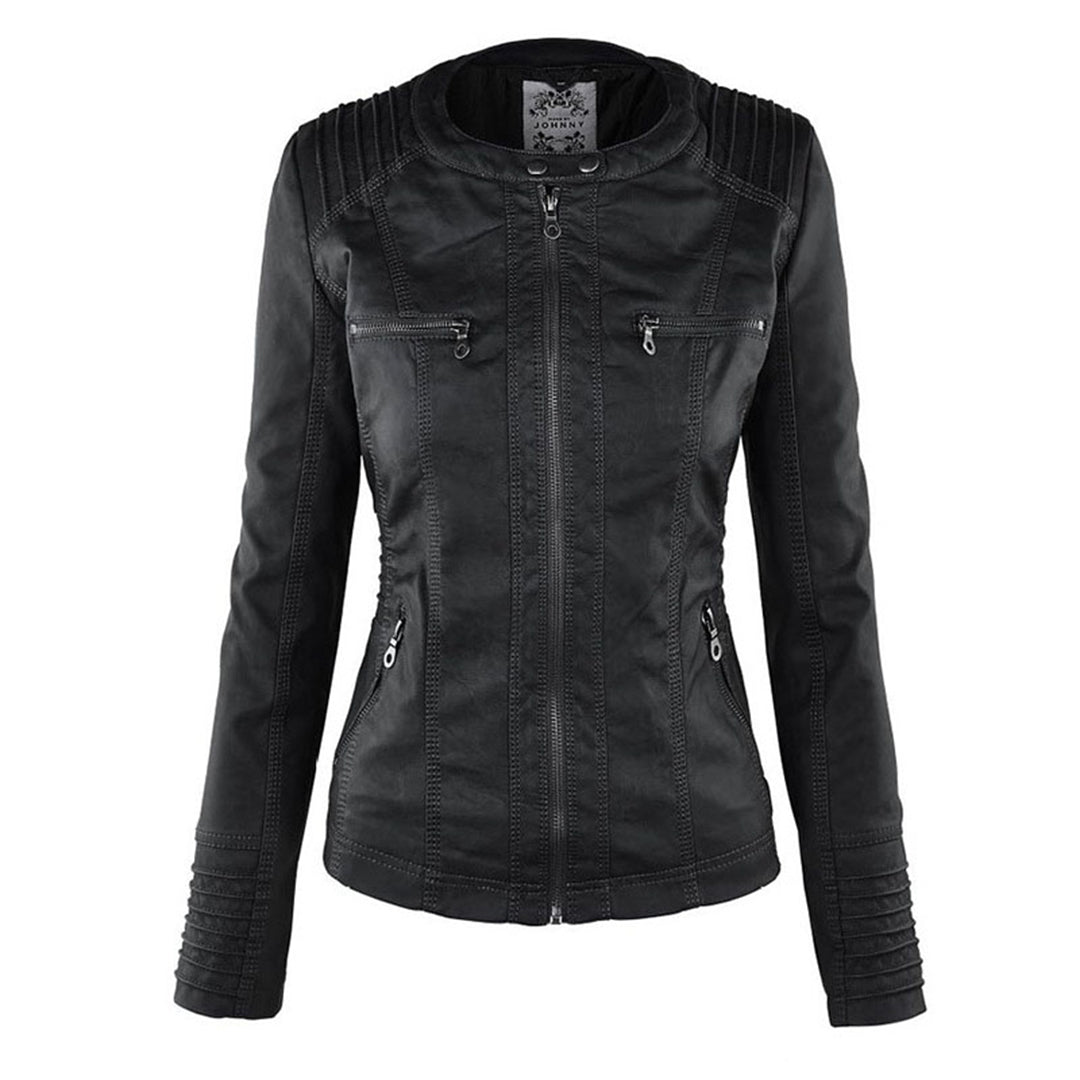 Veste en Cuir PU pour Femme