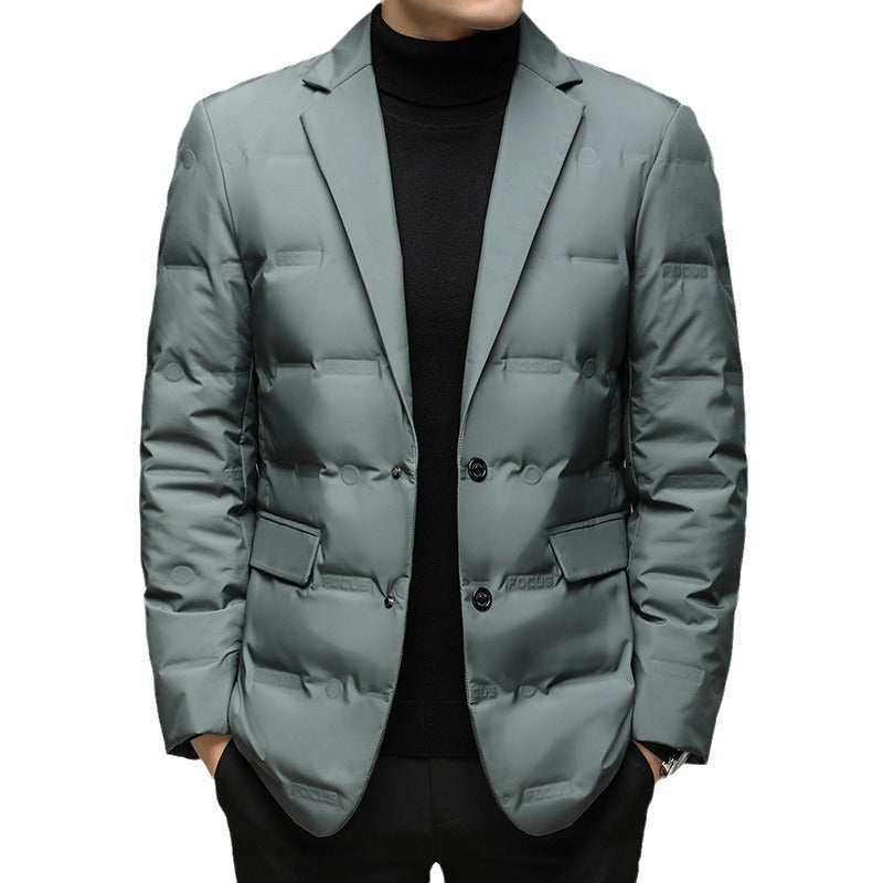 Veste Hivernale Classe pour Homme - Vert / S - Winterjas