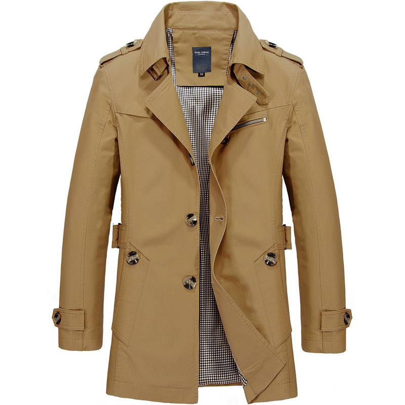 Veste Trench Coat Coupe-Vent Outdoor - Marron / S